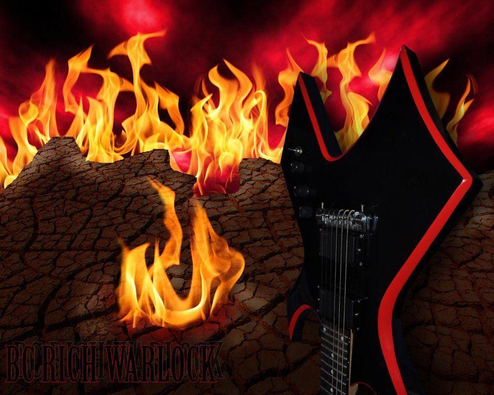 Warlock Guitar Wallpaper