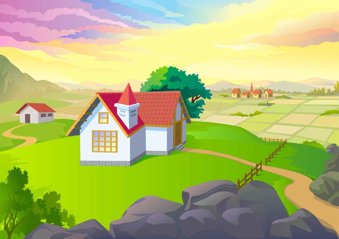 Free Vector Landscape Background For Designers