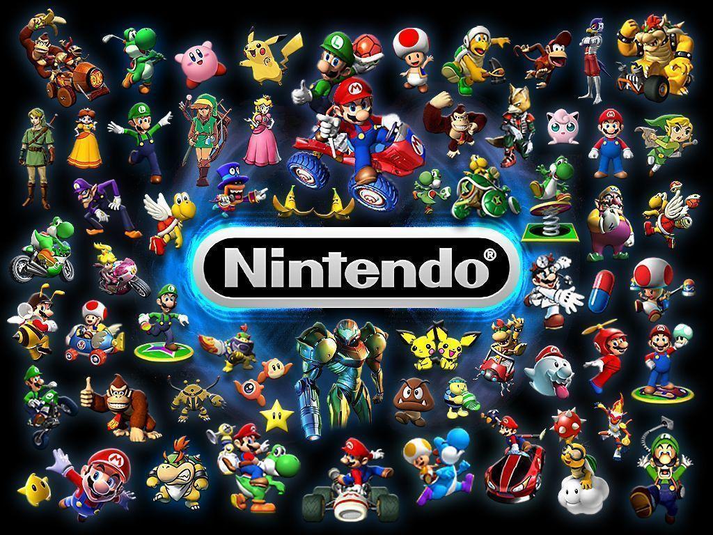 Nintendo Video Game Characters Widescreen 2 HD Wallpaper