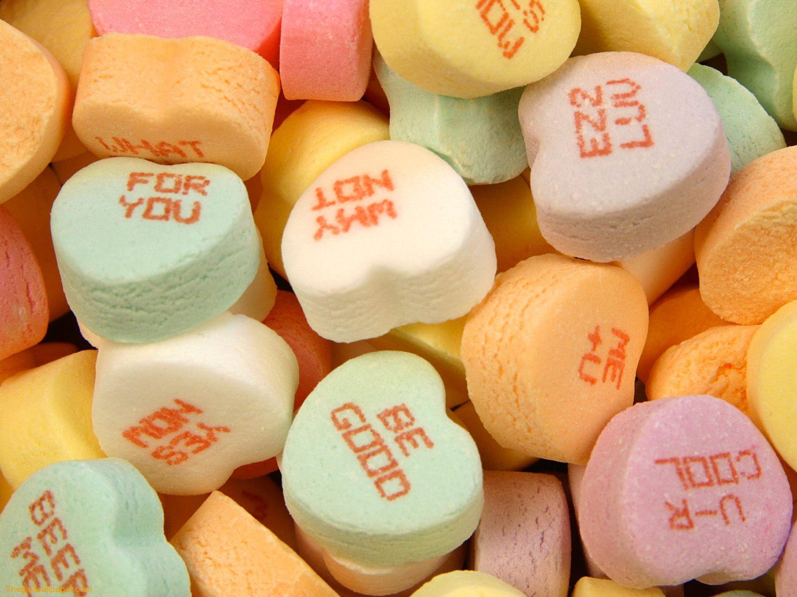 Candy Valentine Heart Candies