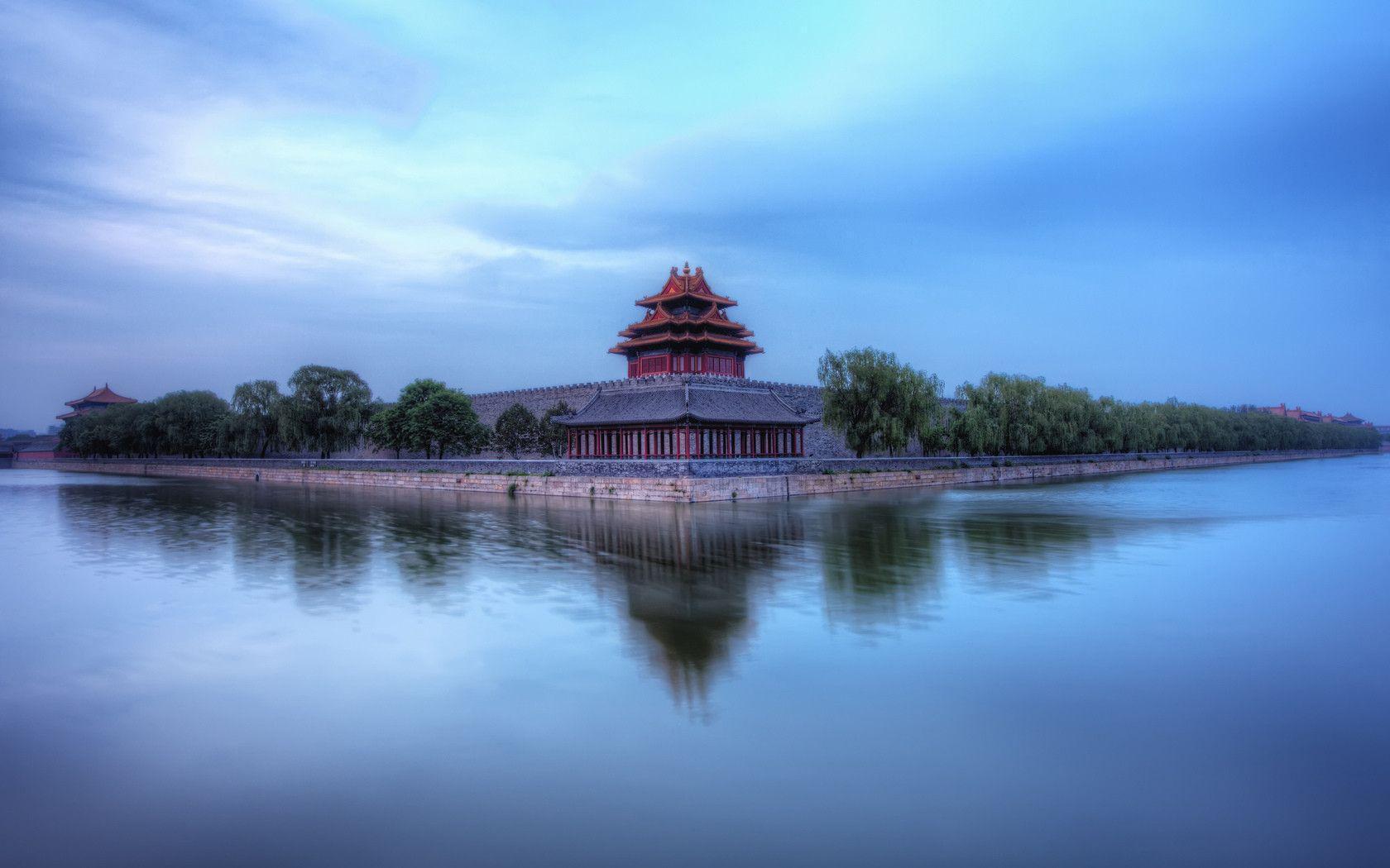 Widescreen Forbidden City Palace Wallpaper HD Wallpaper