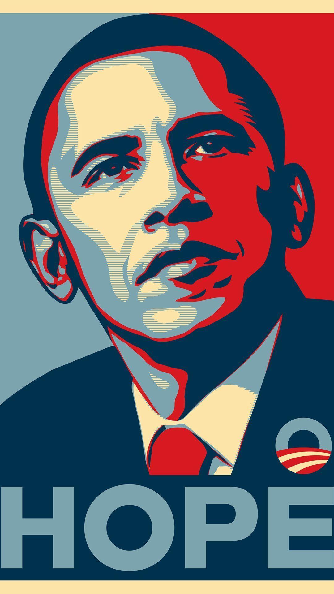 Obama Hope htc one wallpaper, free and easy to download