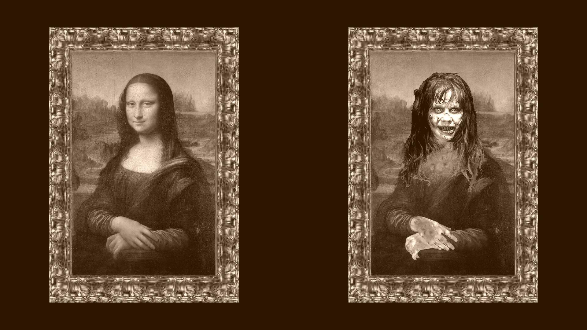 Mona Lisa wallpaper full HD Exorcist Wallpaper 34552532