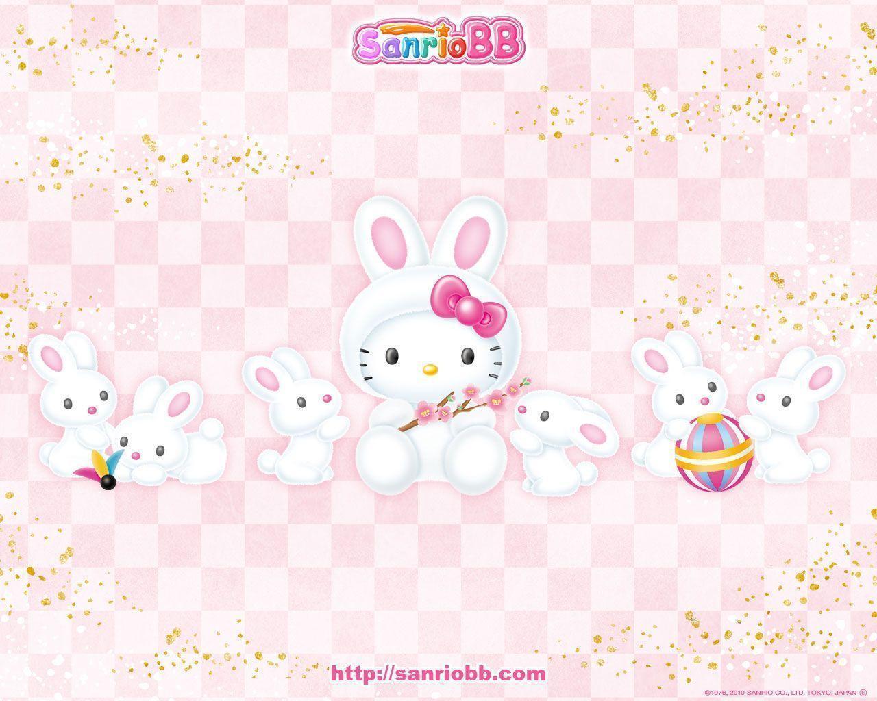 Hello Kitty Easter Wallpapers Wallpaper Cave