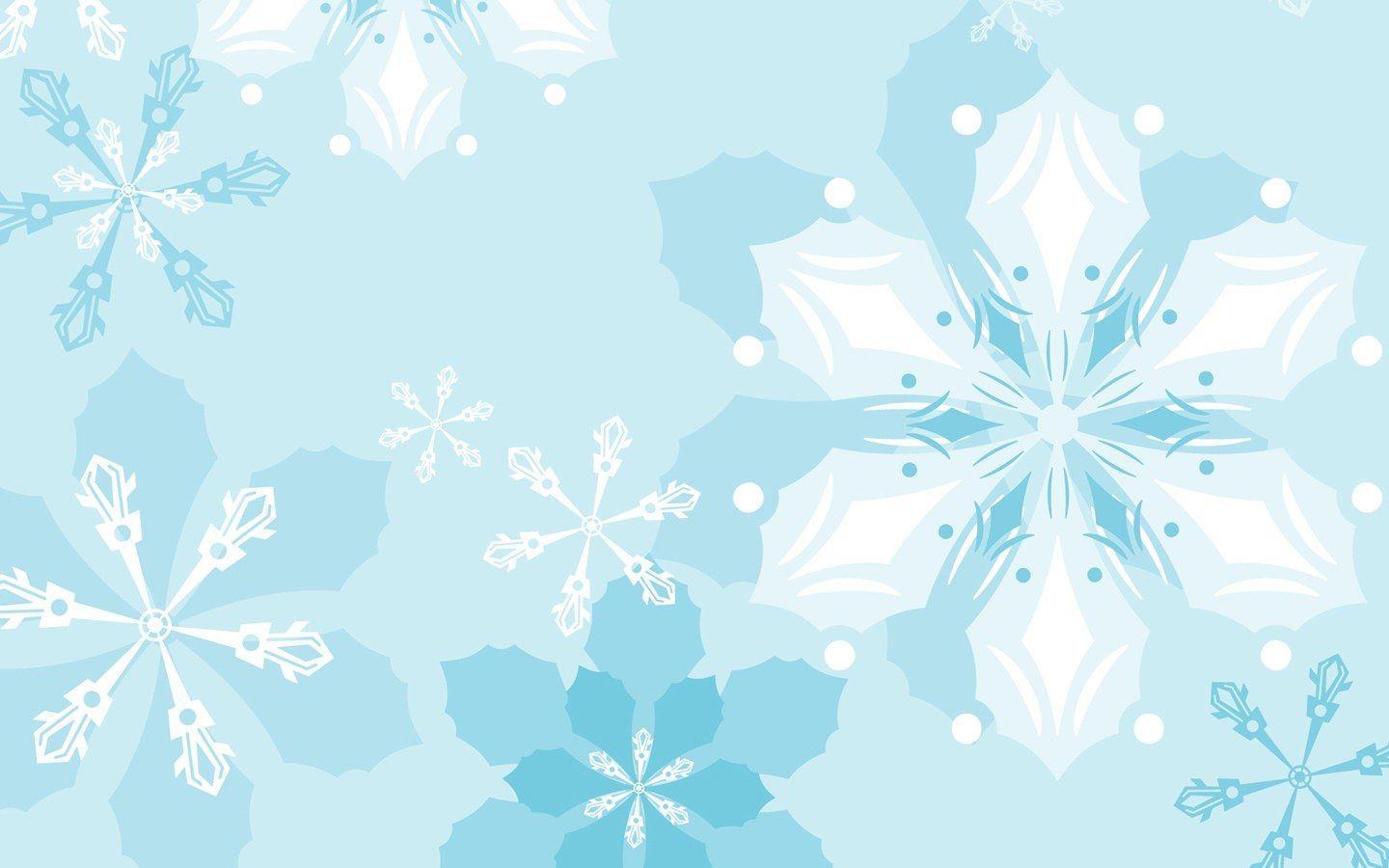 Abstract Winter background snowflakes patterns, Vector