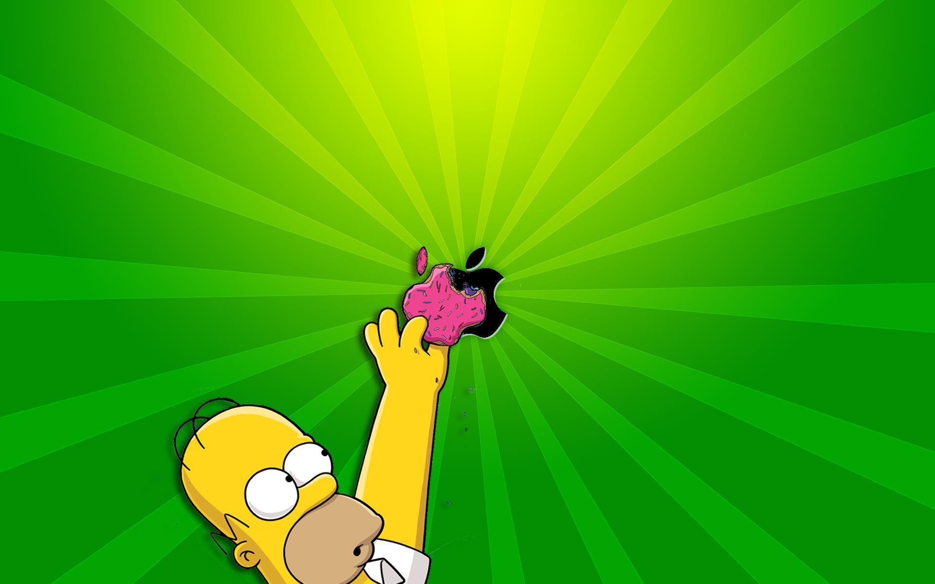 The Image of Apple Inc. Homer Simpson The Simpsons Fresh HD