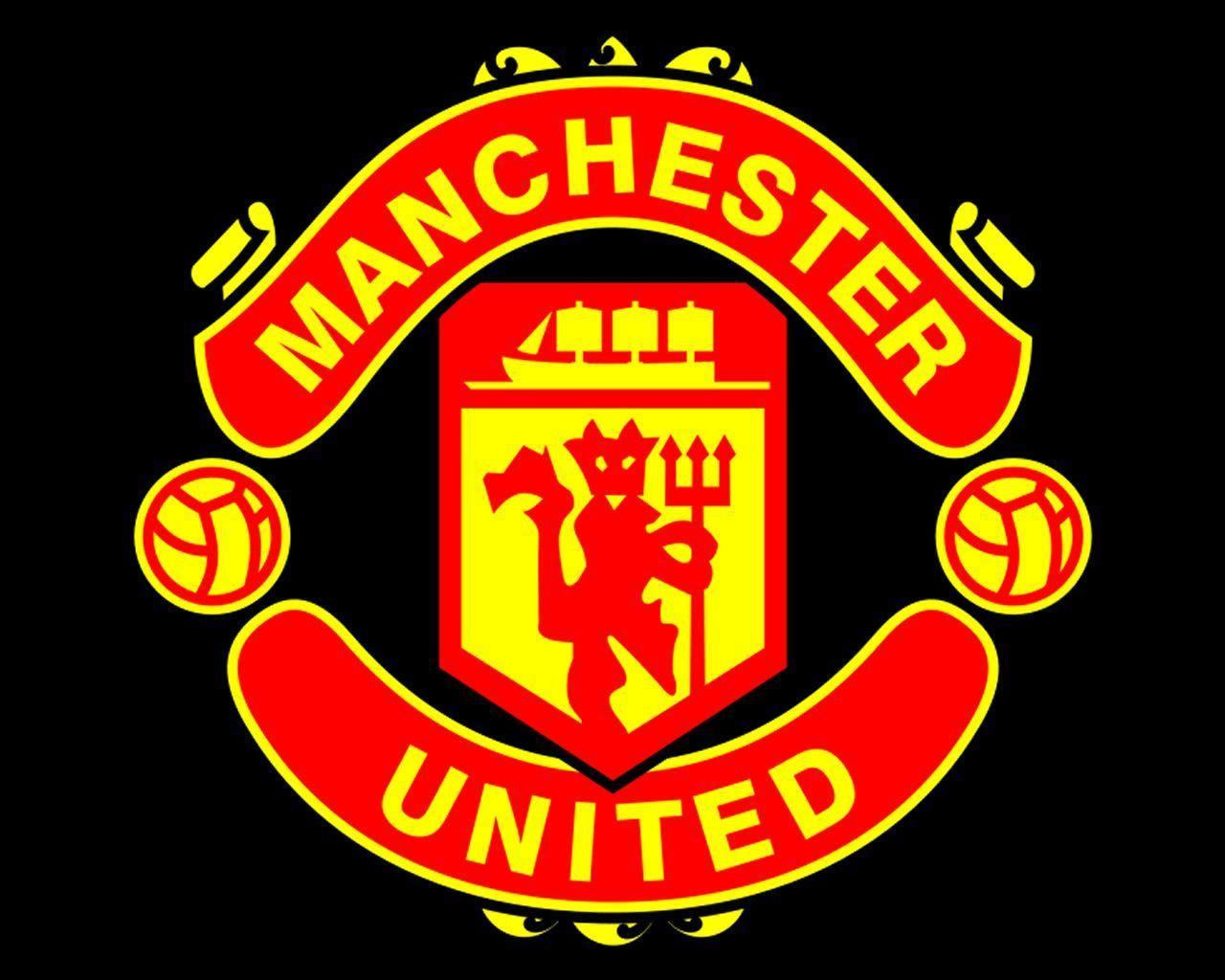 manchester united logo Wallpaper 1280x1024 Desktop Background Free