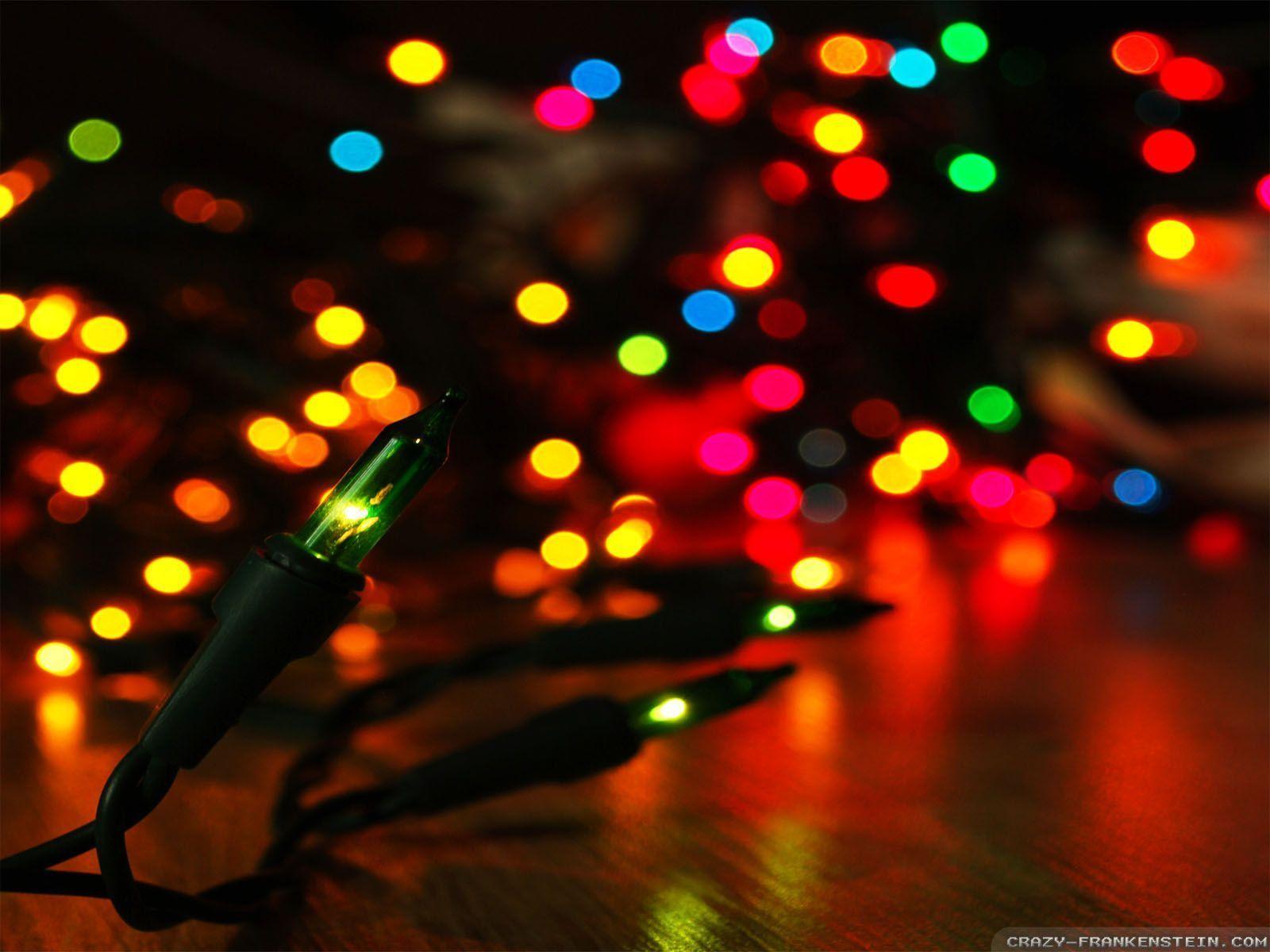 Christmas Lights Desktop Backgrounds Wallpapers
