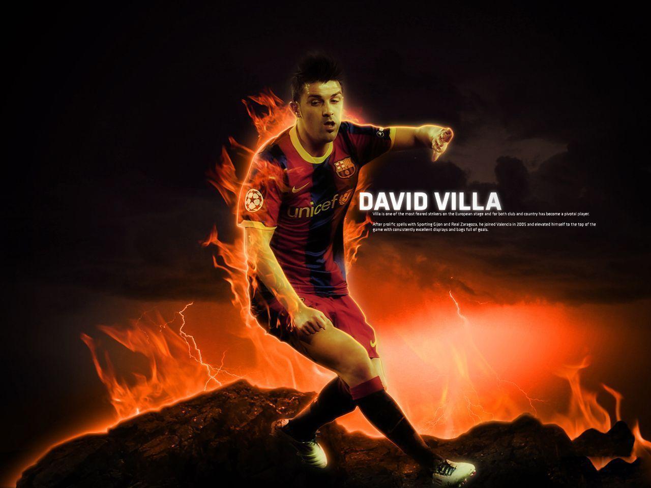 David Villa Football Wallpaper. Free Download Wallpaper