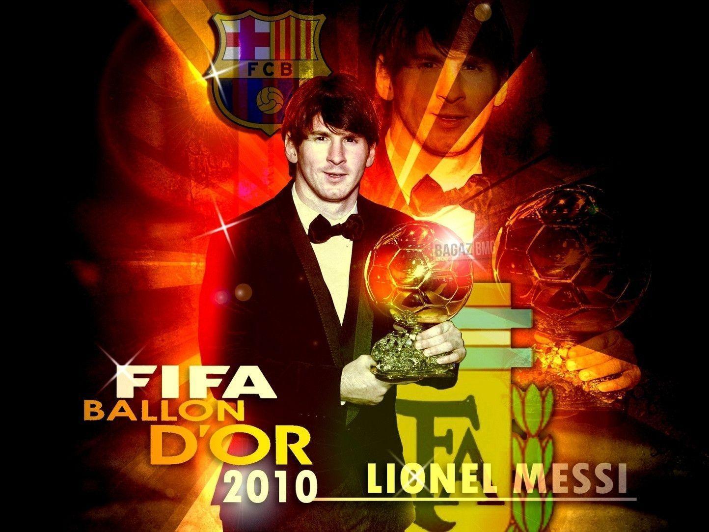 Lionel Messi FIFA Ballon d'Or 2010 Wallpaper Andres