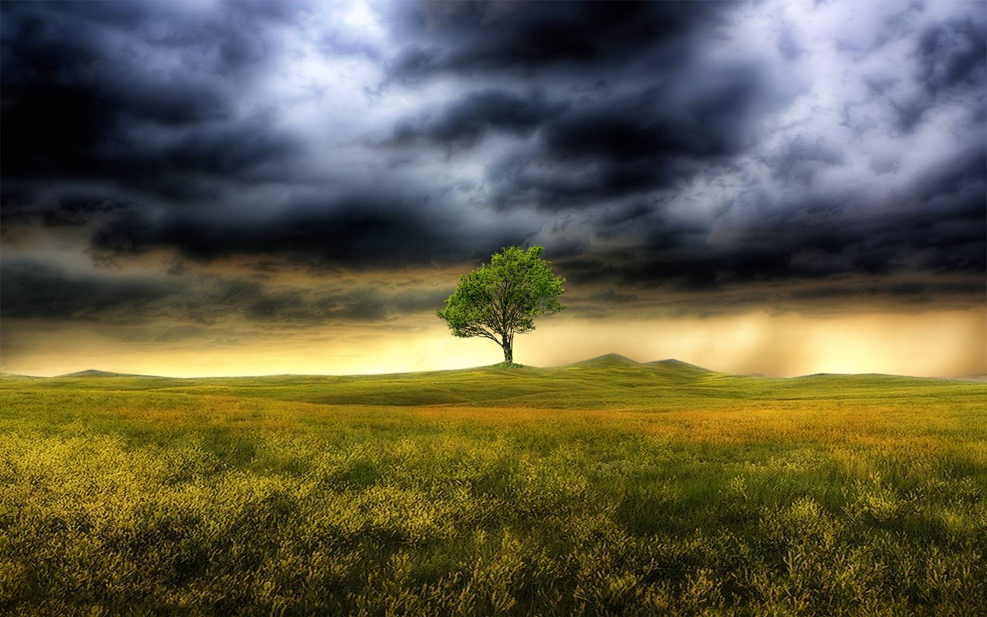 HD The Storm Clouds Gather Wallpaper