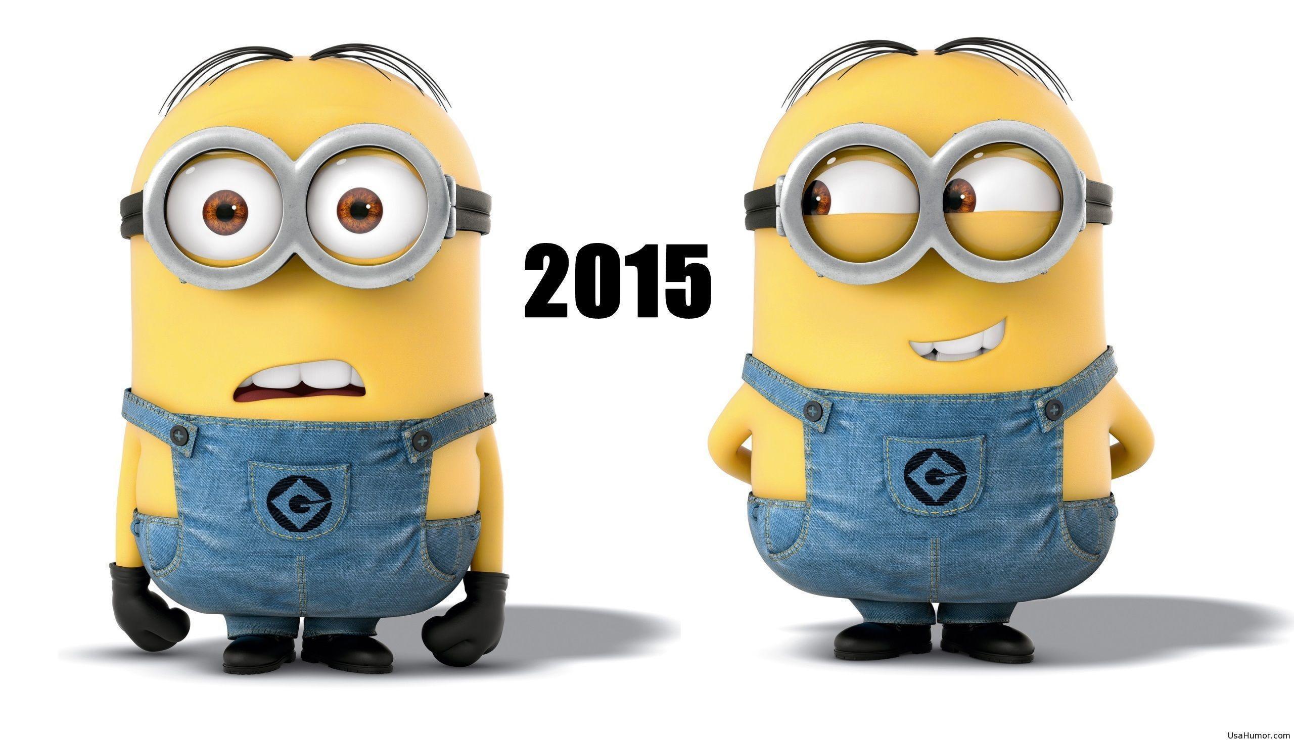 Funny minions new year 2015