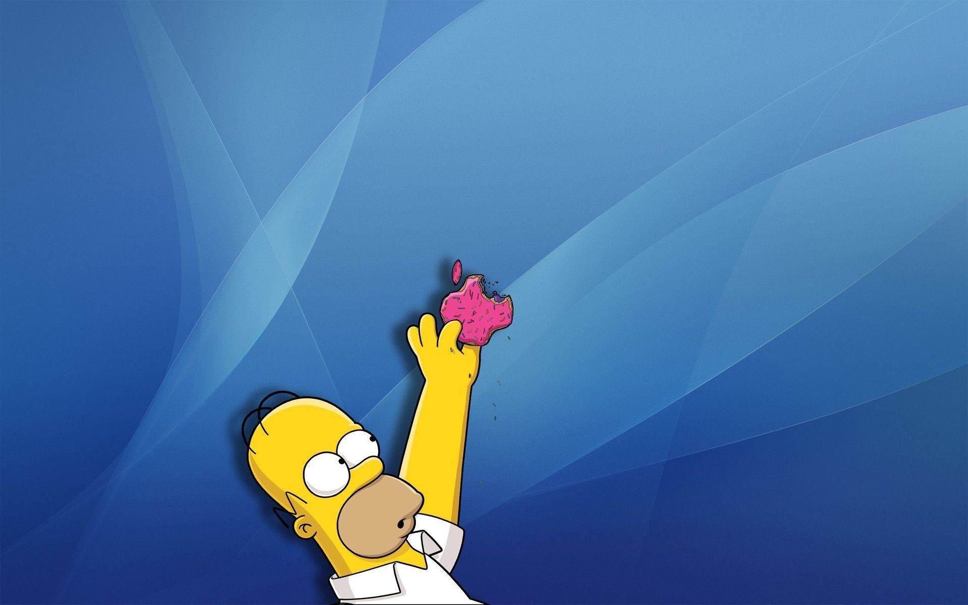 The Simpsons Apple Wallpapers Wallpaper Cave