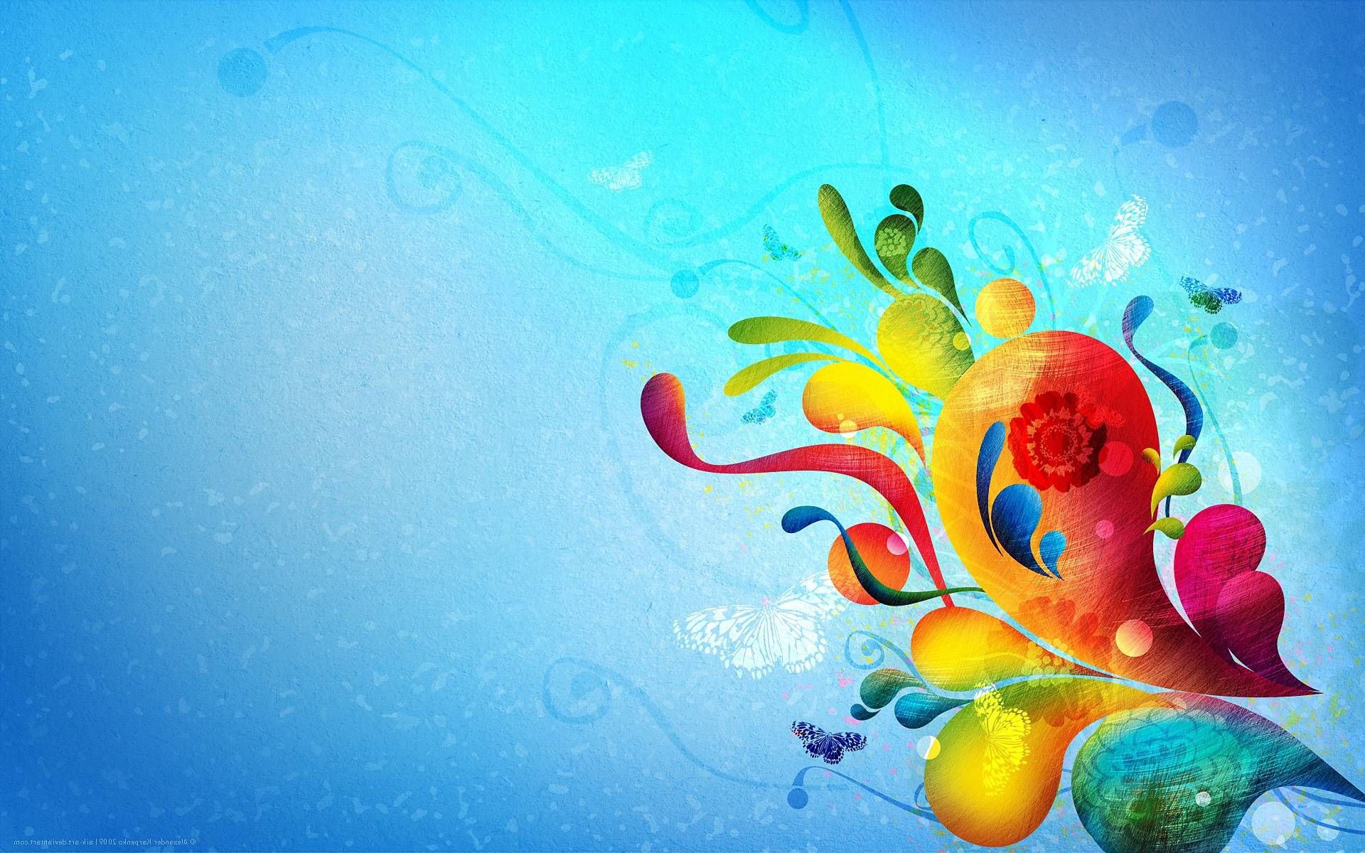Abstract Colors Wallpaper Full HD