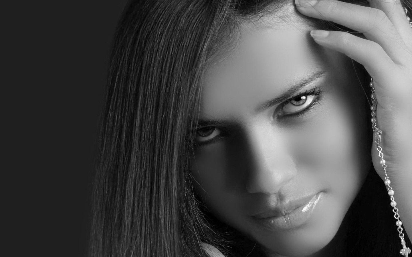 Adriana Lima Beautiful Face widescreen wallpaper. Wide