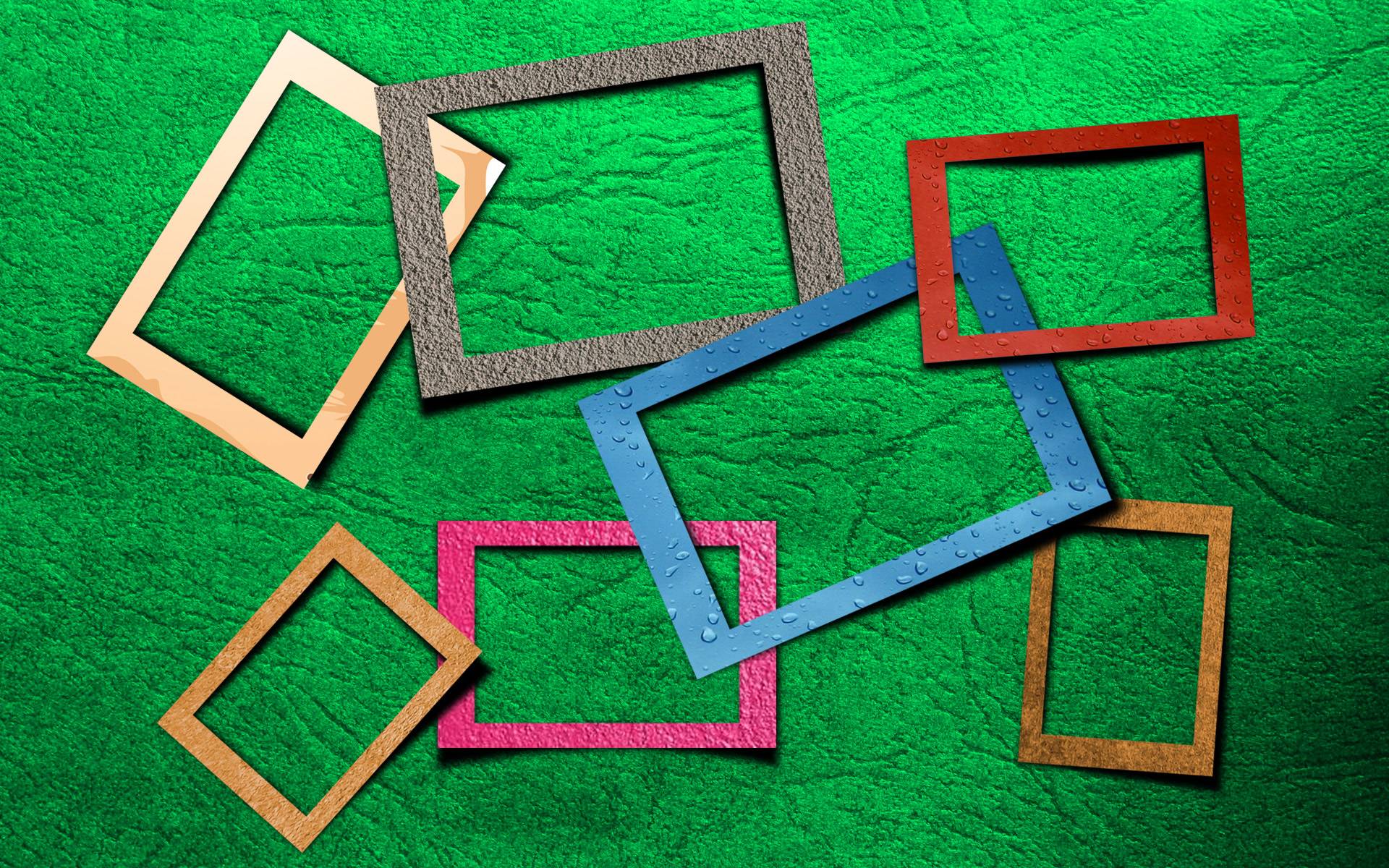 Textured picture frames wallpaper