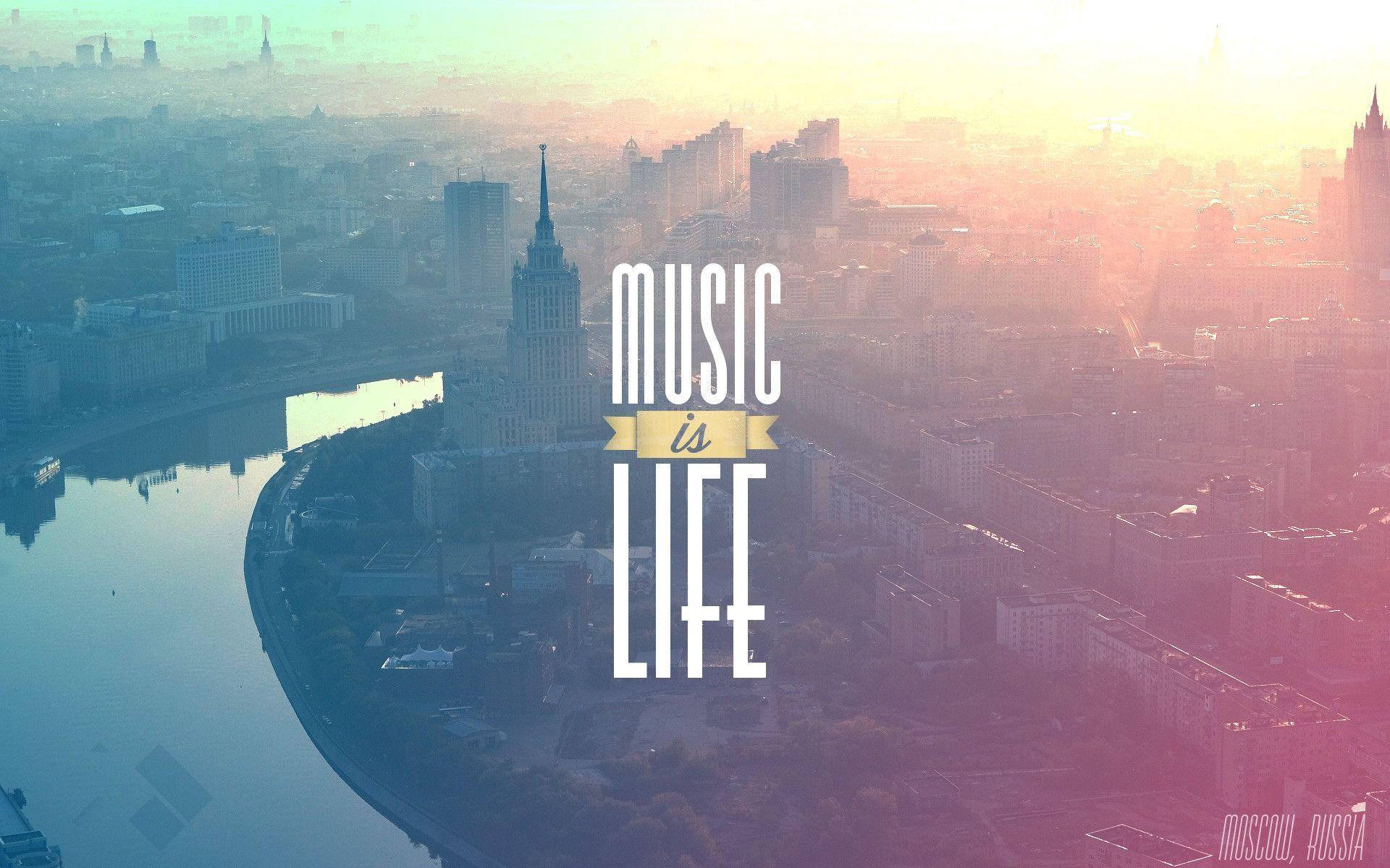 CoriMag Wallpaper of the Week, "Music Is Life" Moscow, Russia