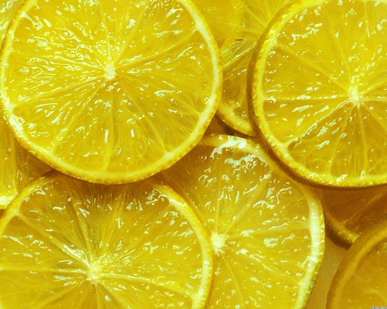 Fresh Lemons Wallpaper Cake Ideas and Designs