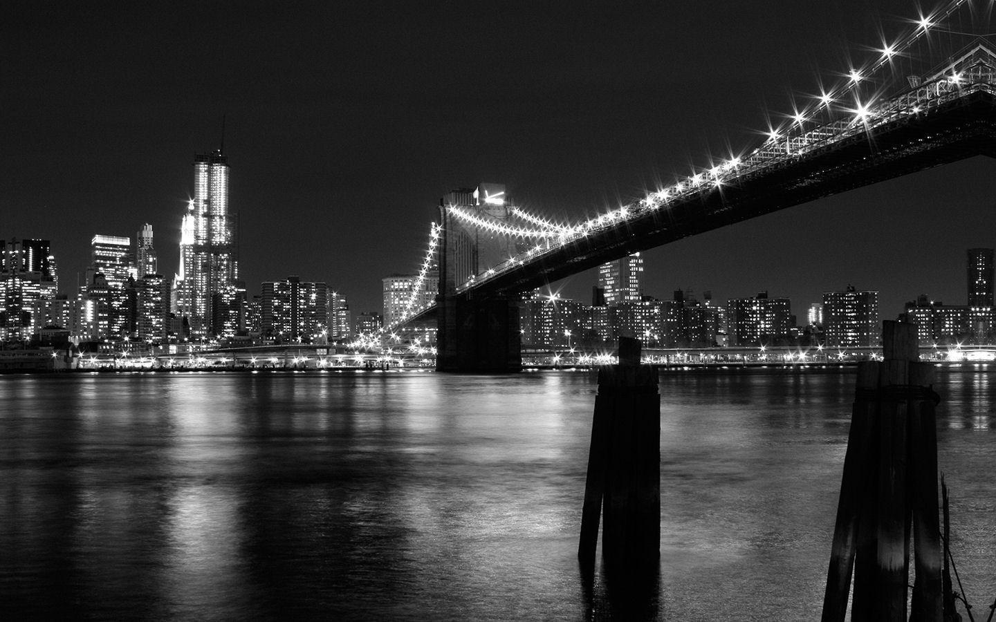 Wallpaper For > Twitter Background City Black And White