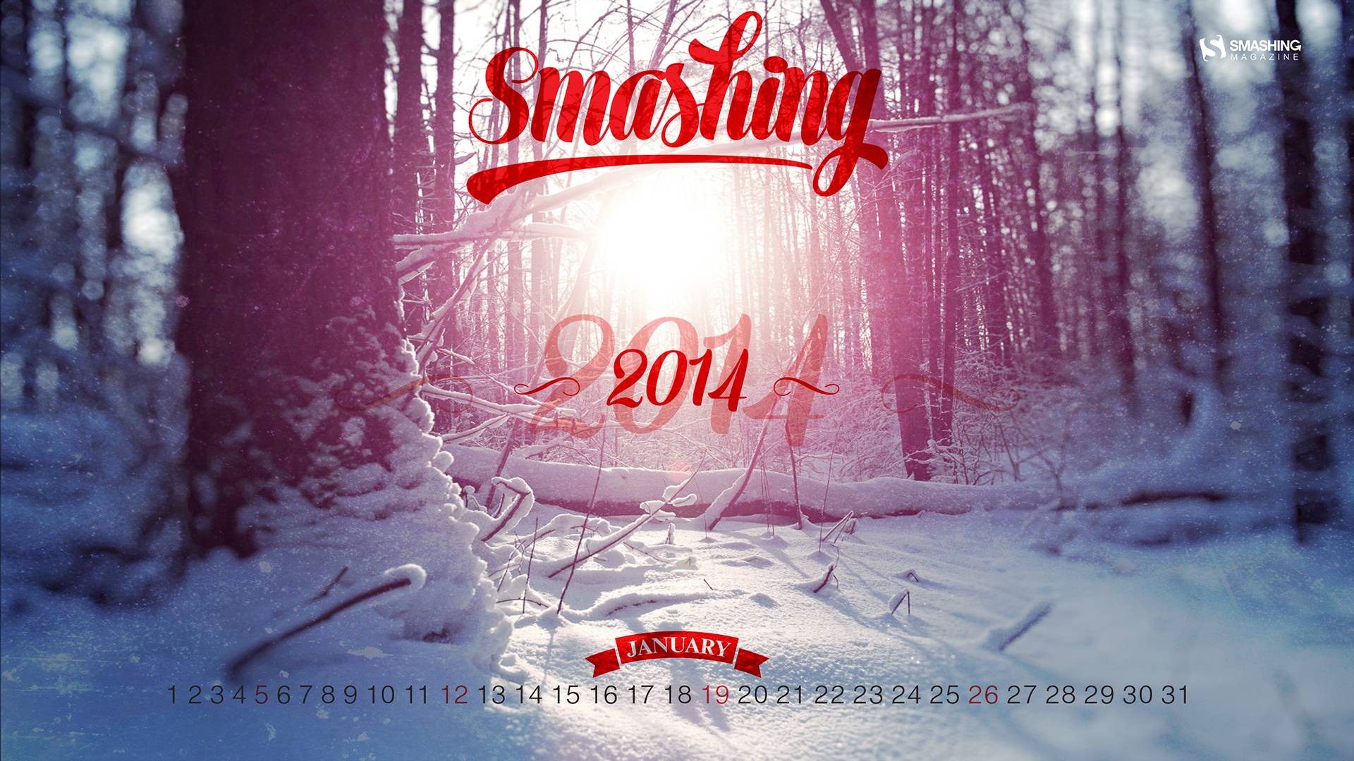 Desktop Wallpaper Calendars: January 2014