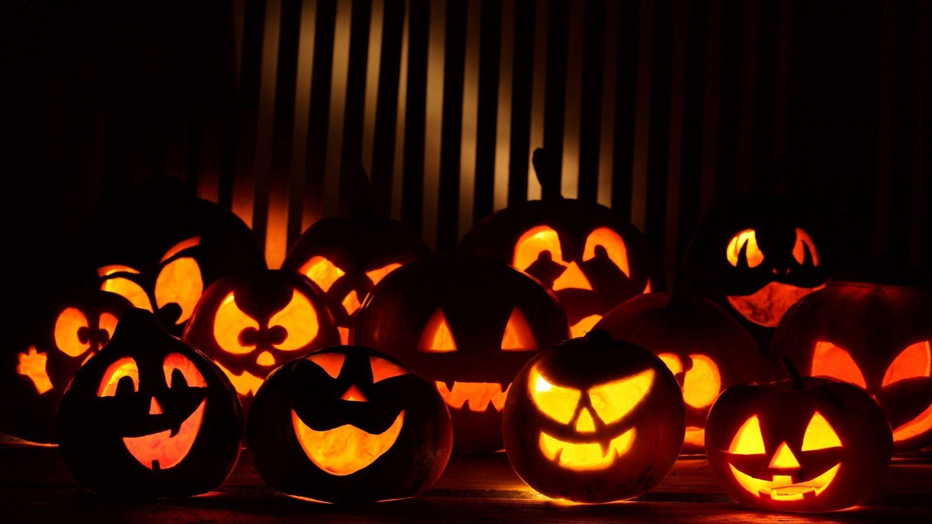 Funny Halloween Pumpkins Desktop Background. Desktop Background HQ