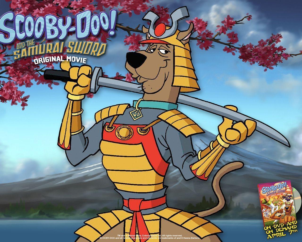 Scooby Doo And The Samurai Sword High Resolution Cartoon Wallpaper