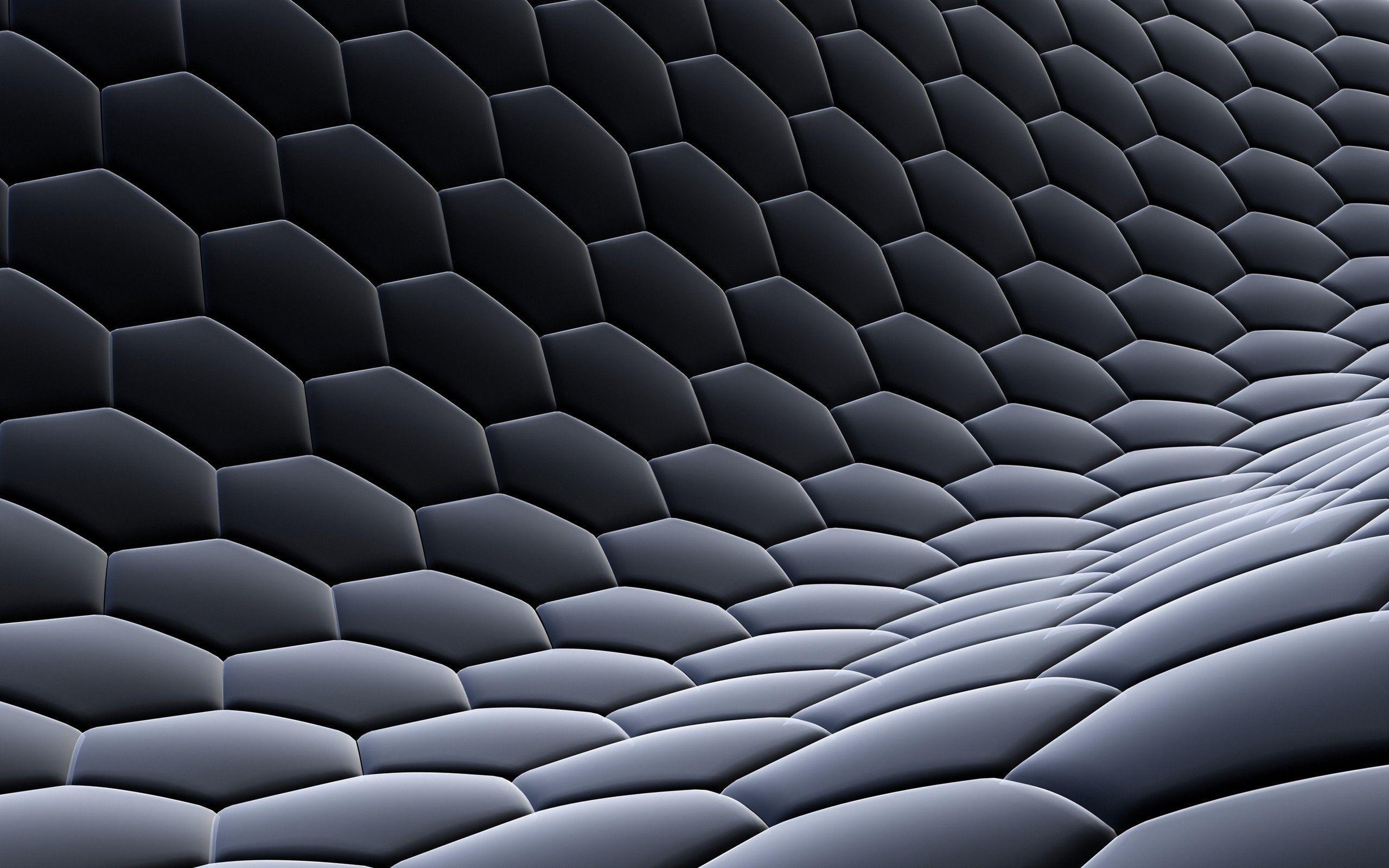 3D Black Abstract Background Free Desk HD Wallpaper