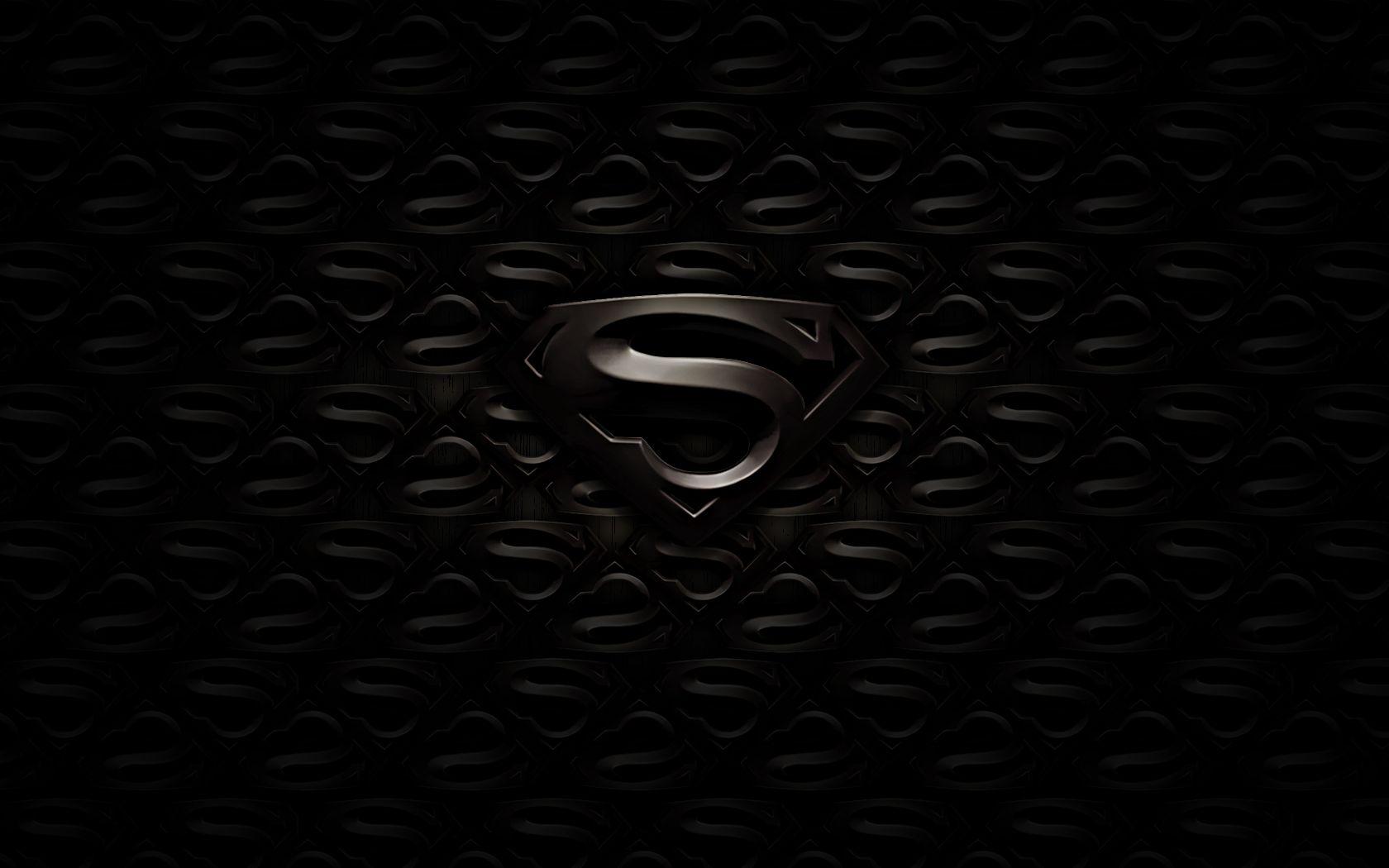 Dark Superman Logo Wallpaper