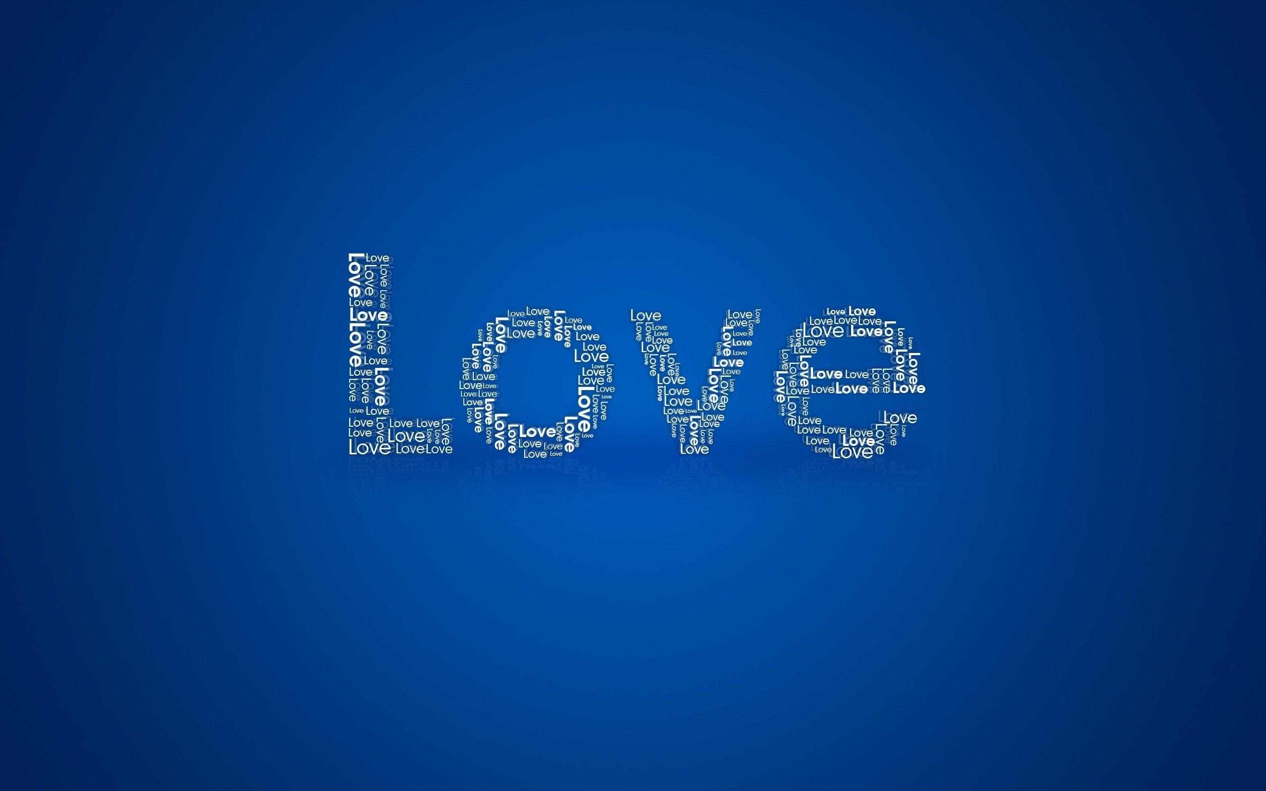 The Word Love Free Wallpaper