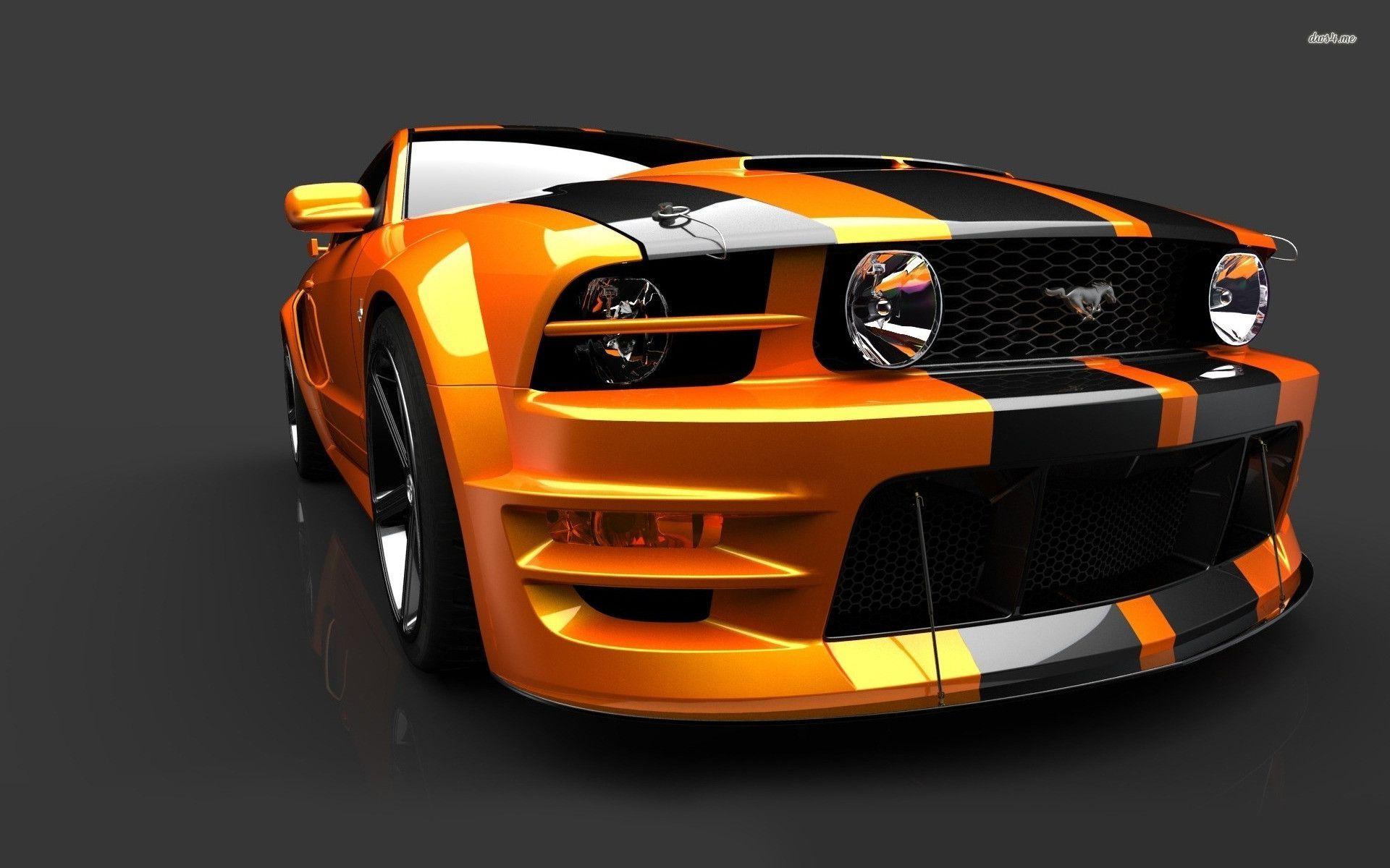 Ford Mustang Shelby GT500 Front View HD Wallpa Wallpaper
