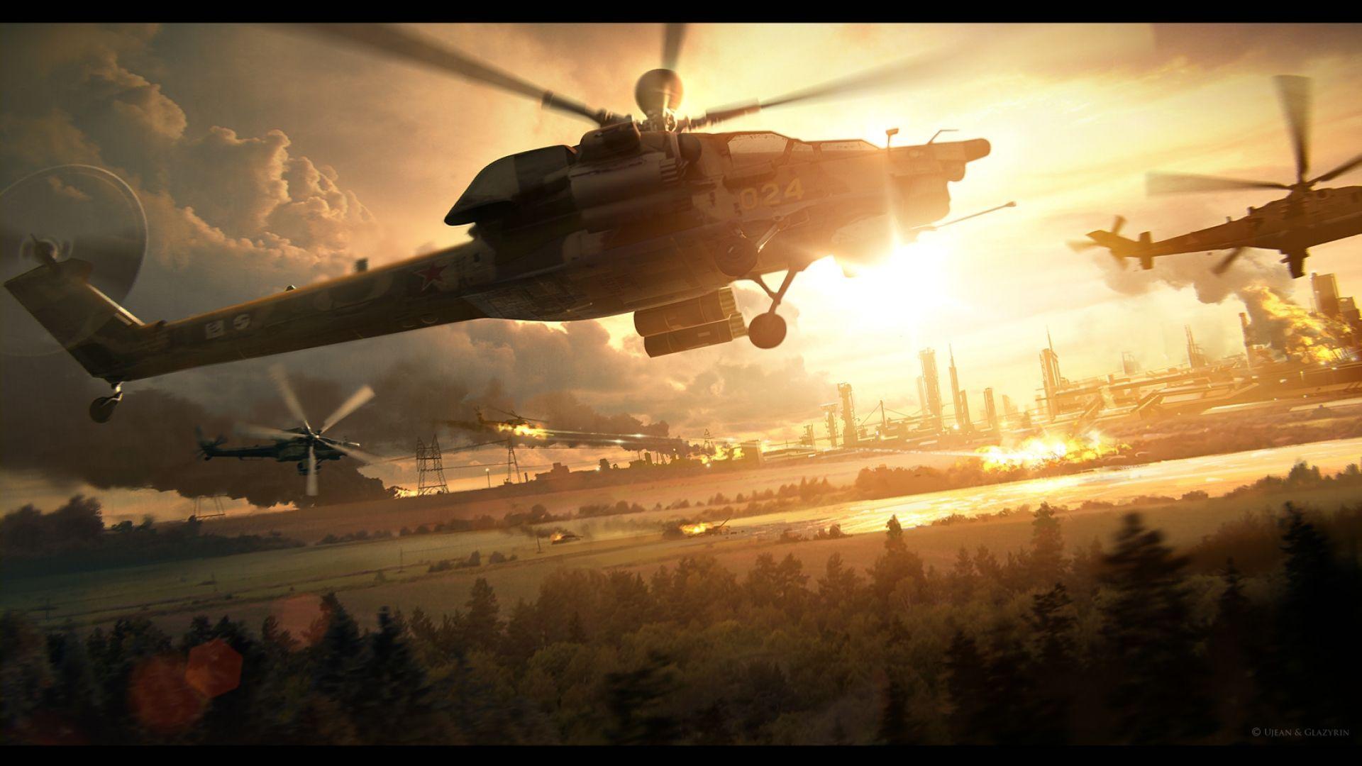 Wallpaper helicopter attack homefront wallpaper chopper games