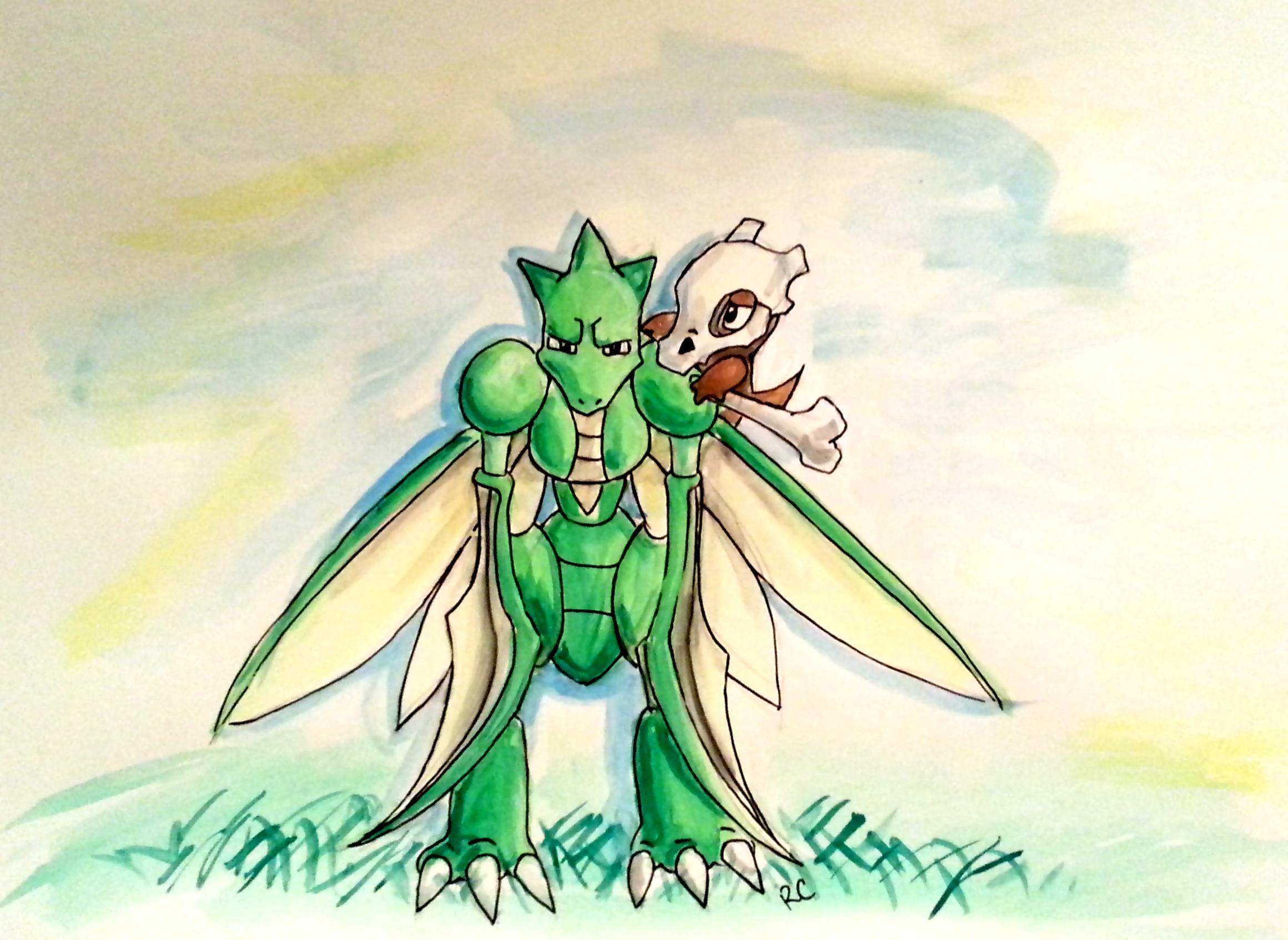 Scyther And Electabuzz