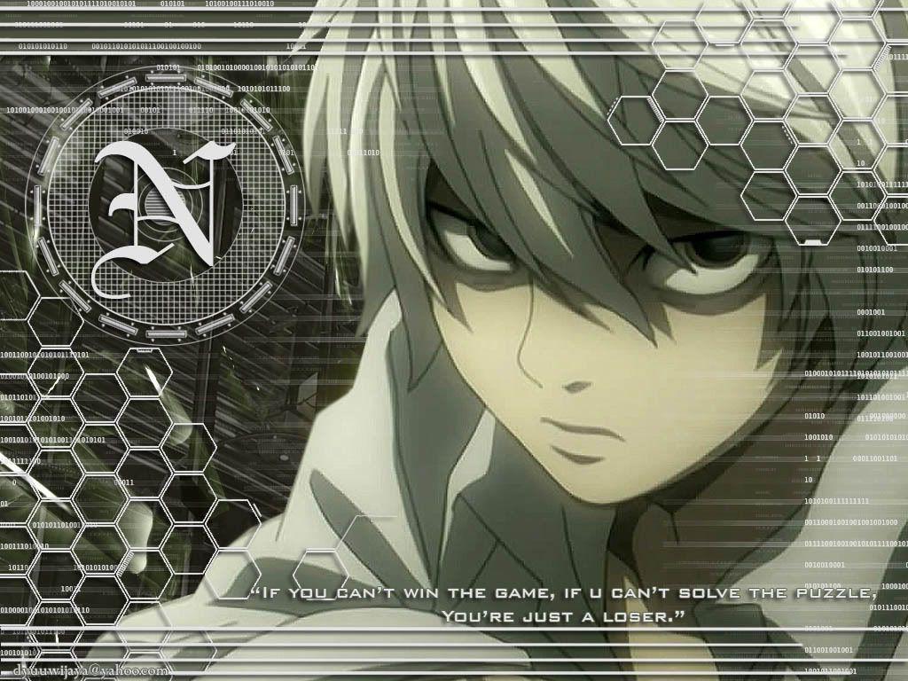 death note near and l wallpaper