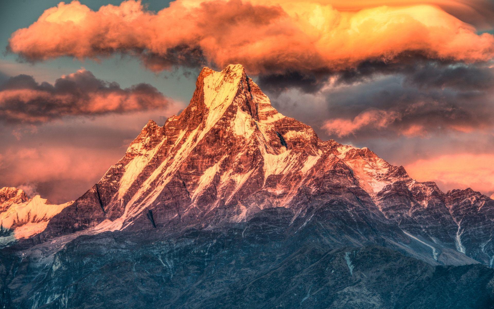 Himalaya sunset Wallpaper