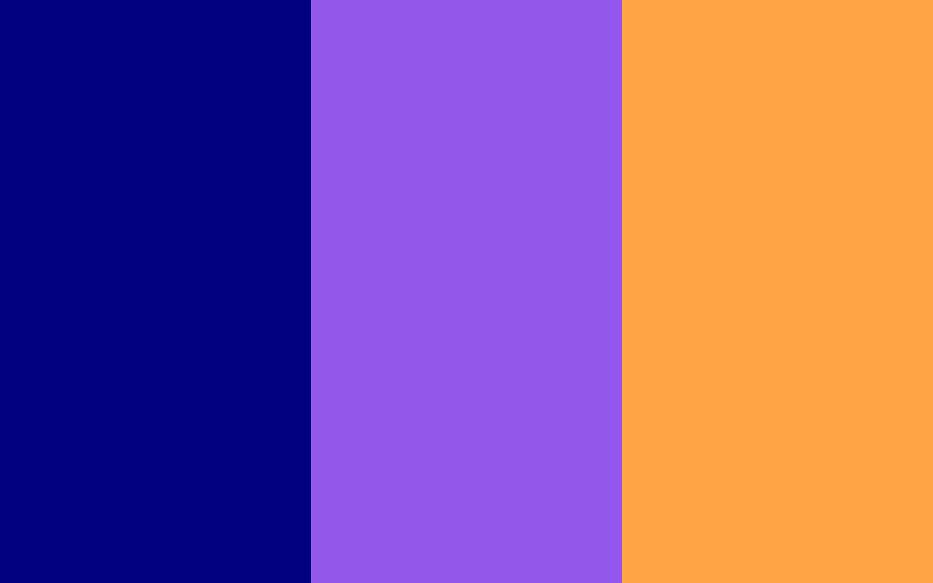 Navy Blue, Navy Purple and Neon Carrot Three Color