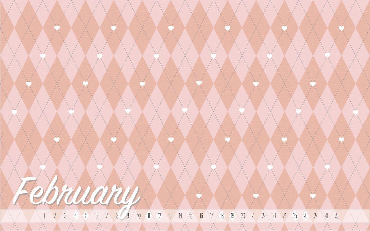 Happy February // Desktop wallpaper