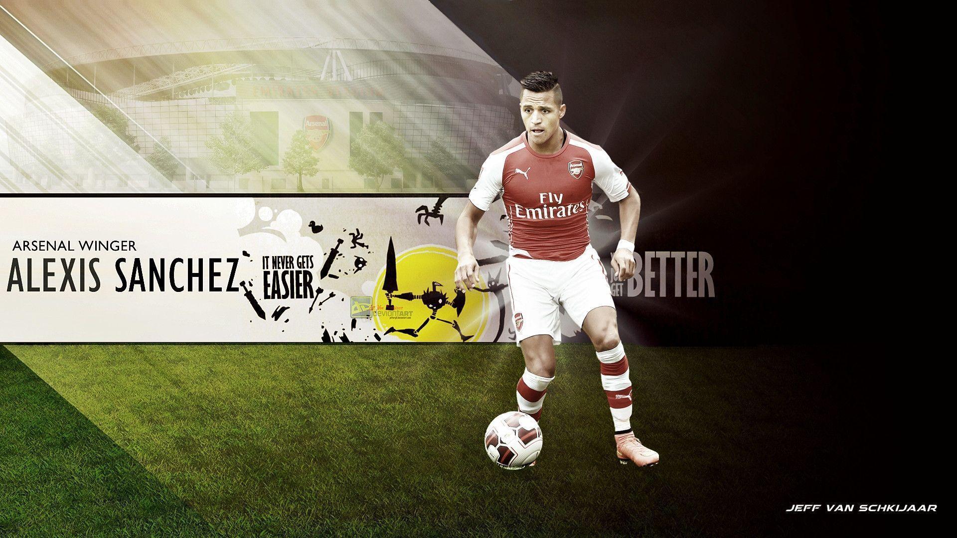 Alexis Sanchez Arsenal 2014 15 Wallpaper