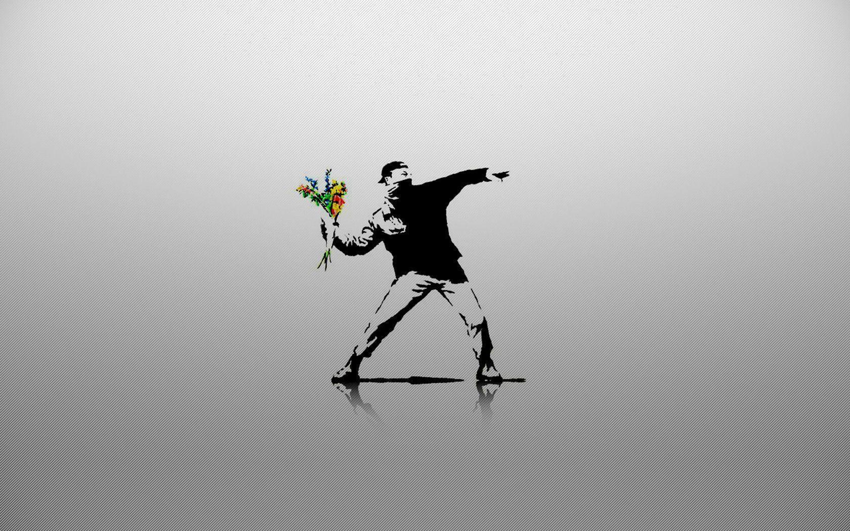 Banksy Wallpaper HD Wallpaper Background