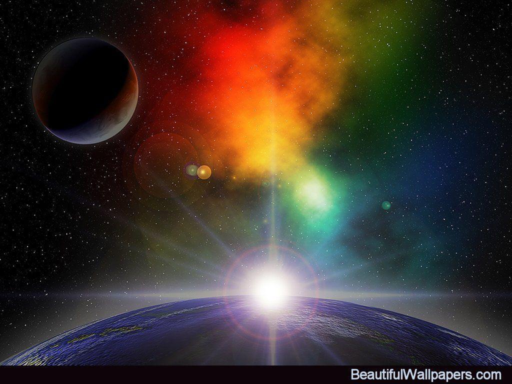 Download Colorful Deep Space Wallpaper Stunning HD 1024x768PX