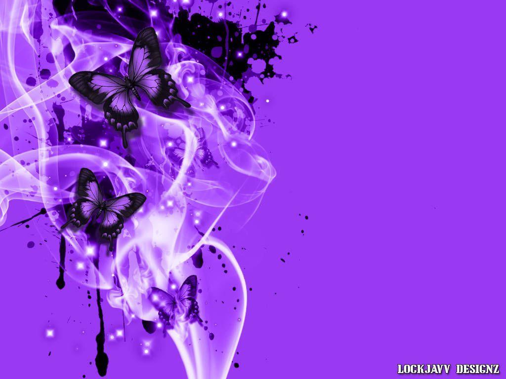 Purple Butterfly Picture and Wallpaper Items