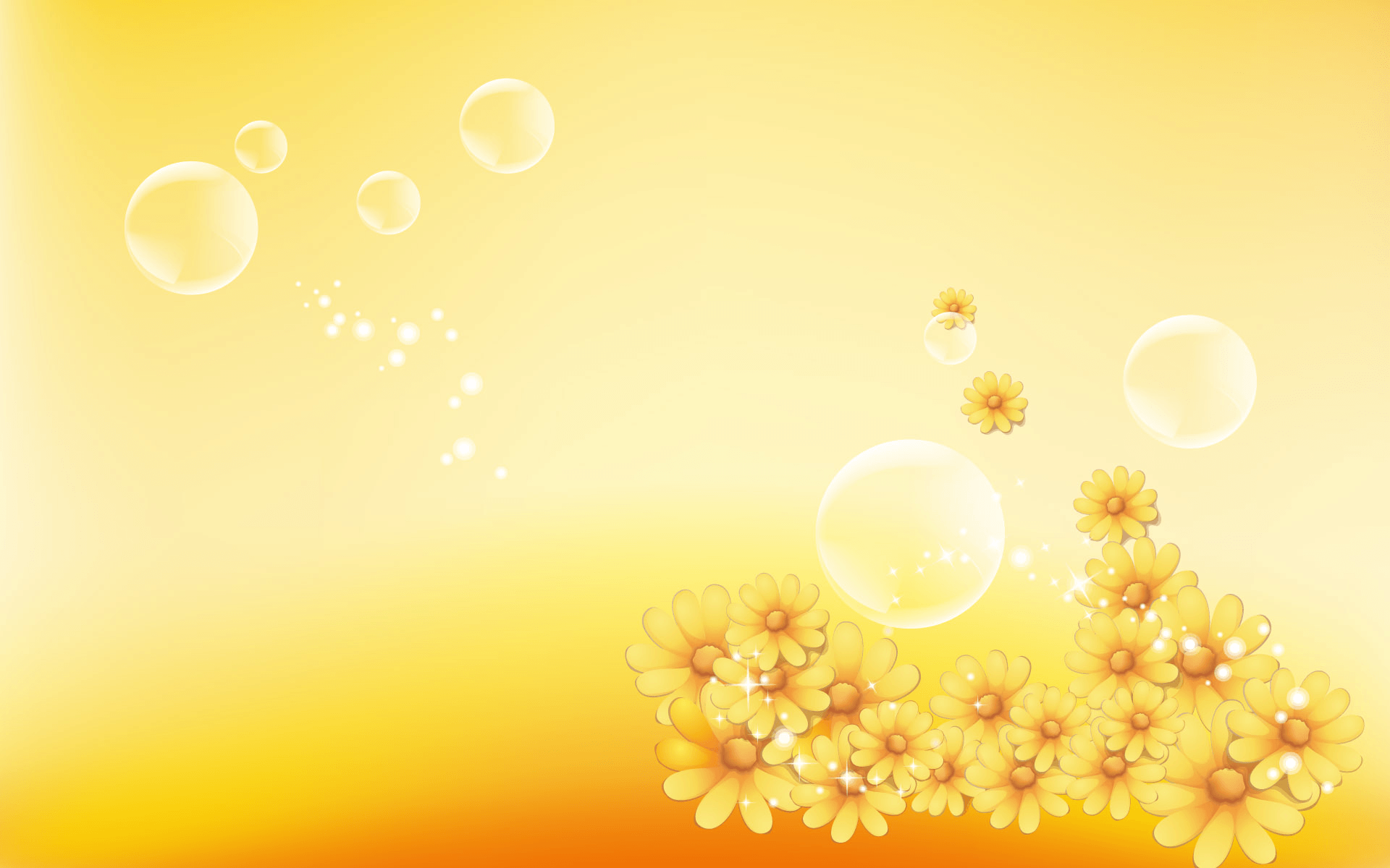 Wallpaper For > Background Yellow Flower