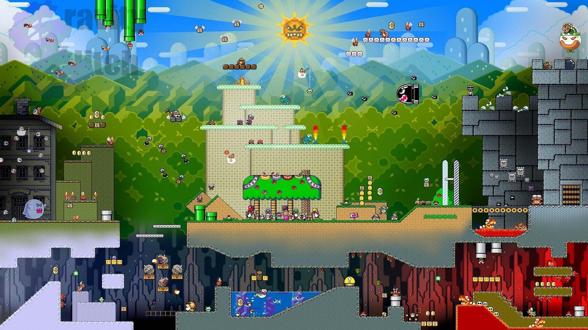 Super Mario HD Desktop Wallpaper Game, New Game photo