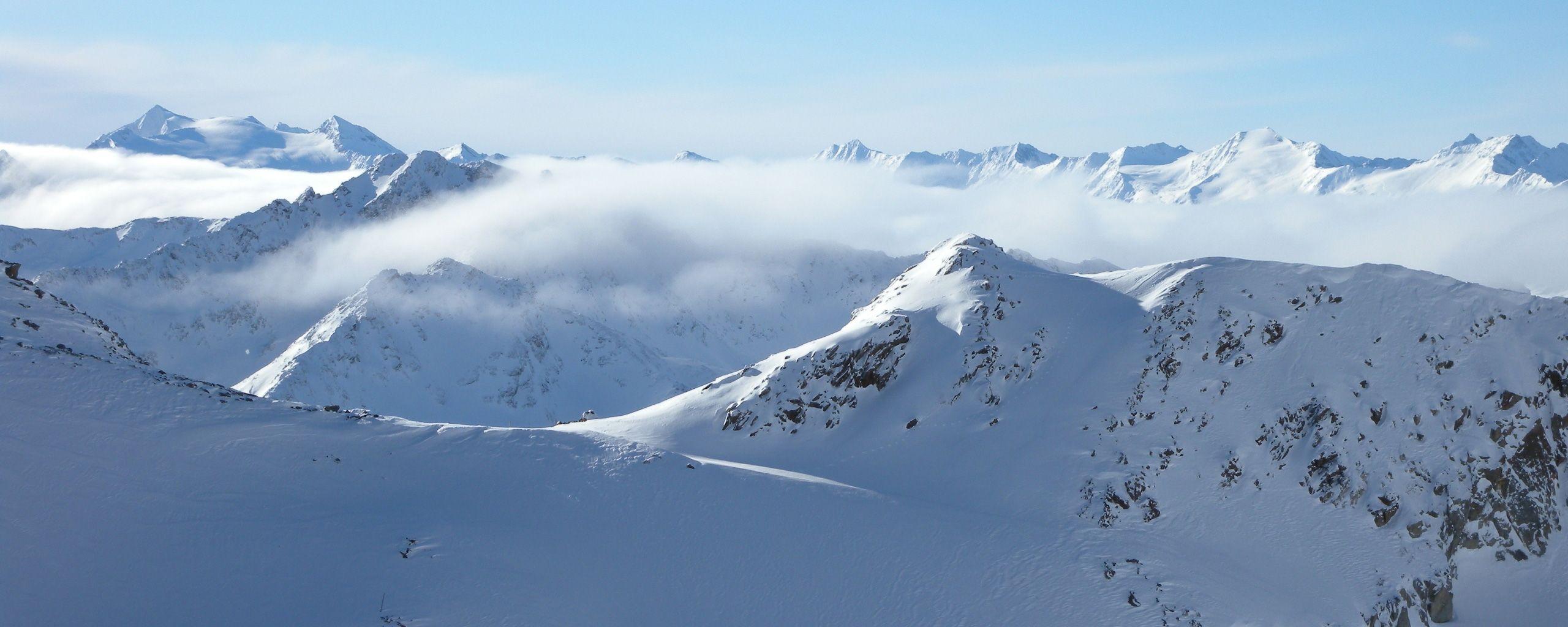 Alps In Winter Wallpaper Wide or HD