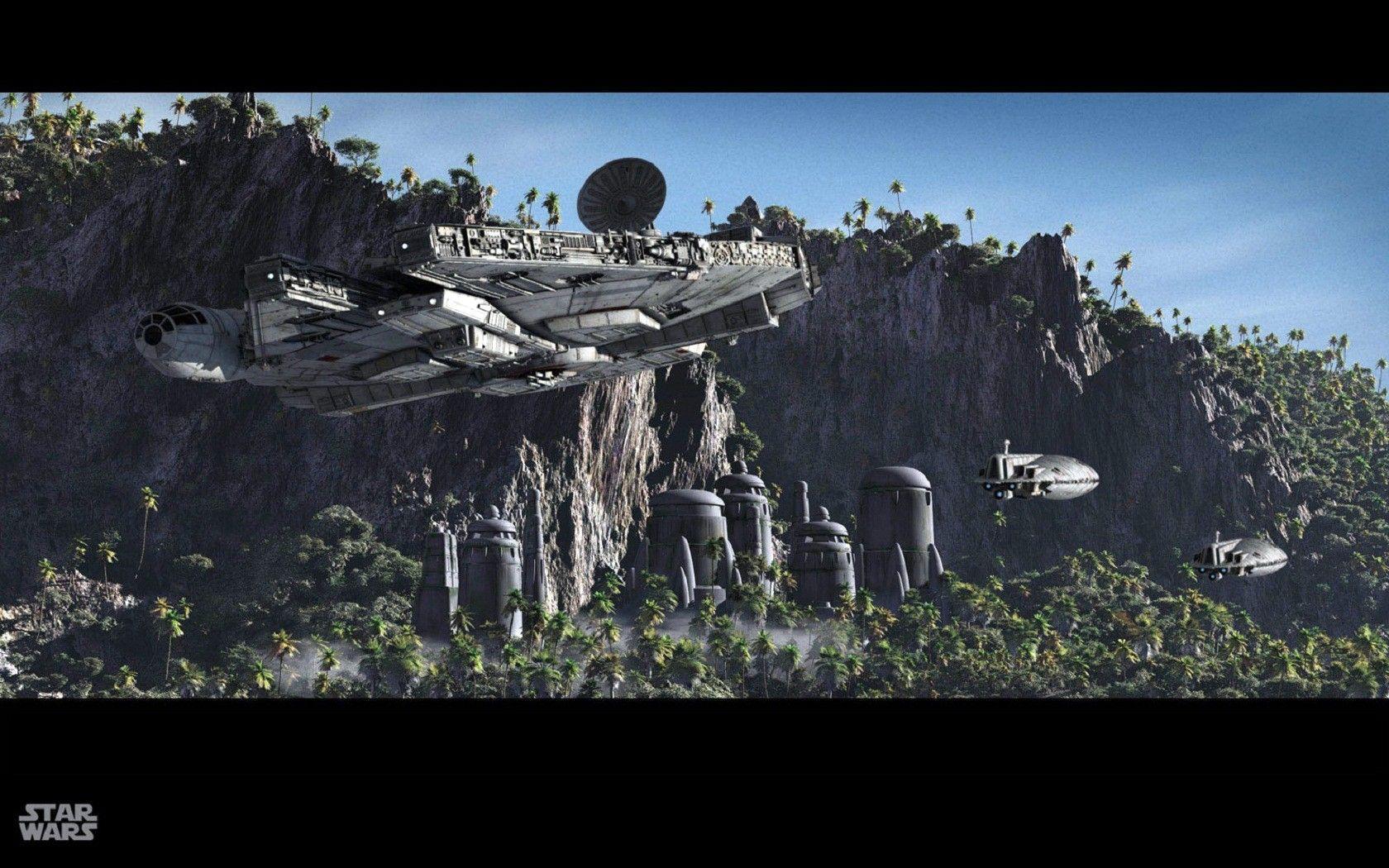 The Image of Star Wars Millennium Falcon 1680x1050 HD Wallpaper
