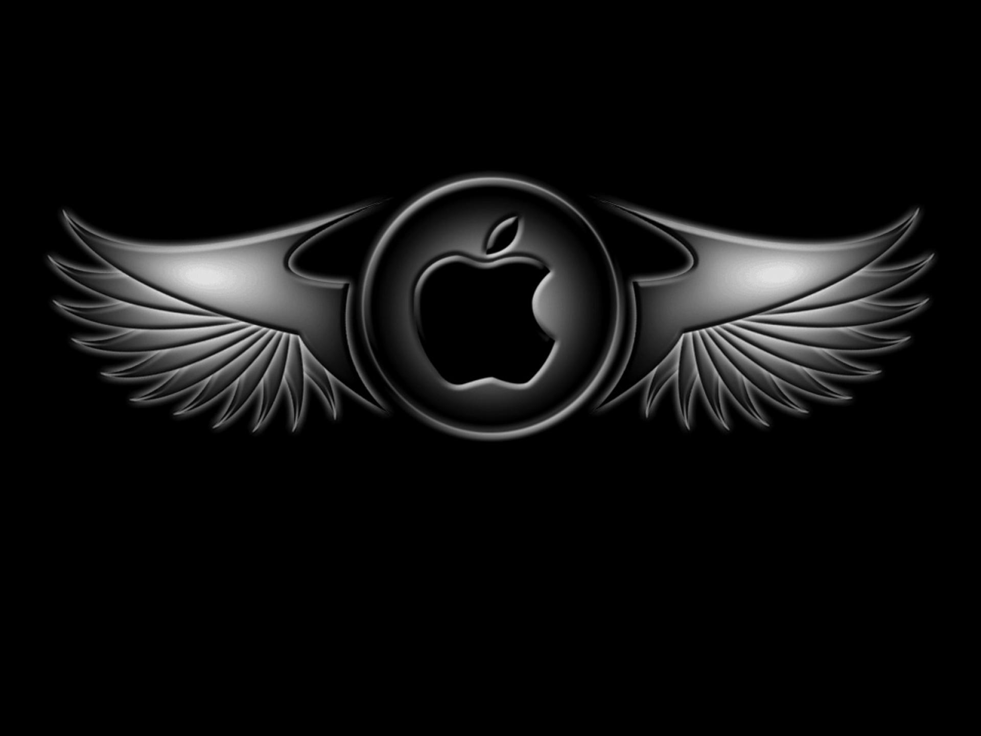 Black Apple Desktop Wallpaper, wallpaper, Black Apple Desktop