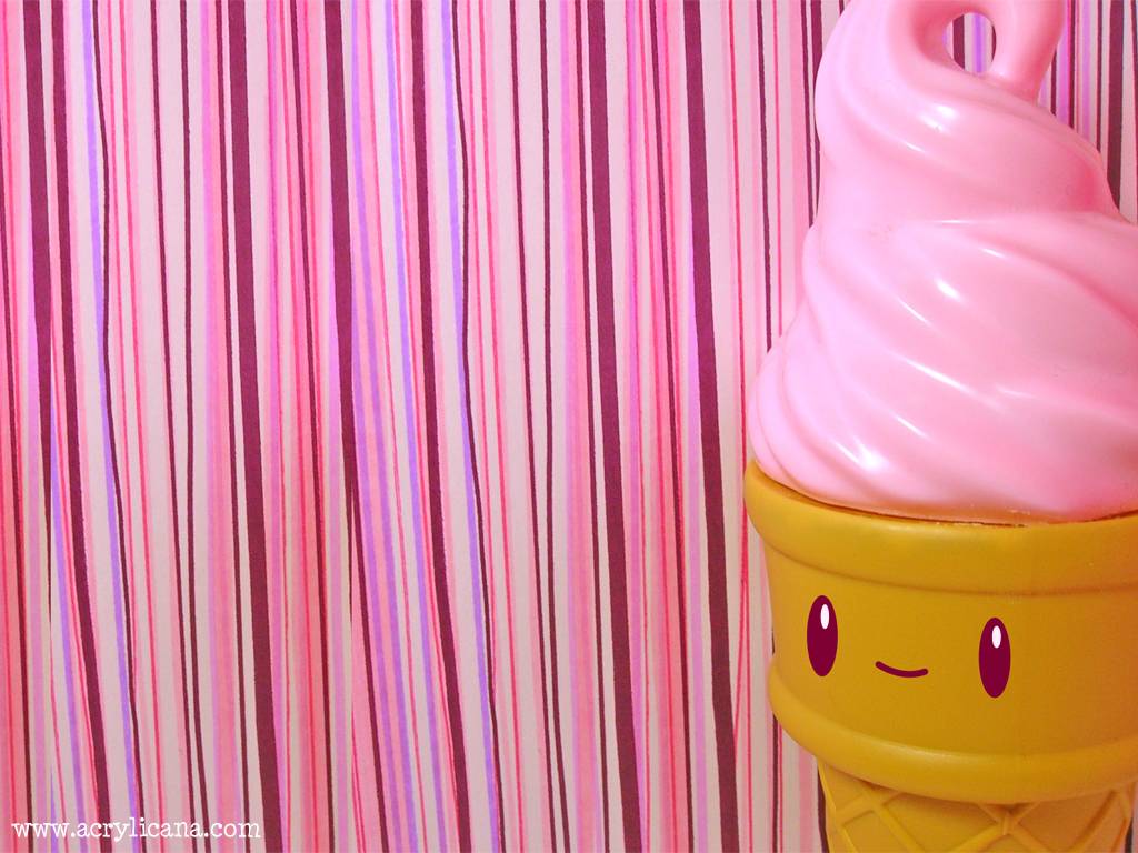 Cute ice cream cream Wallpaper