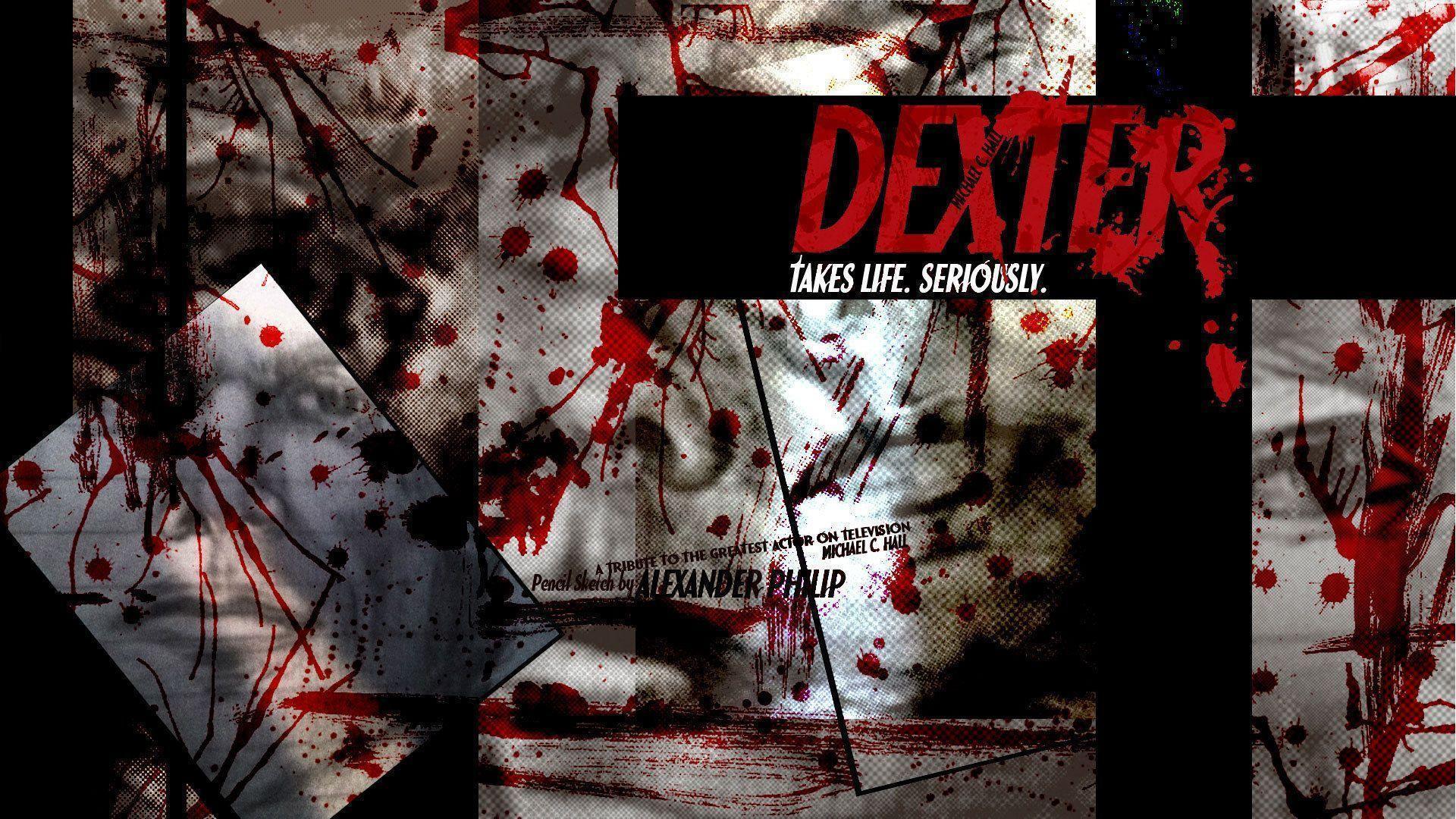 Dexter Pencil Sketch Wallpaper