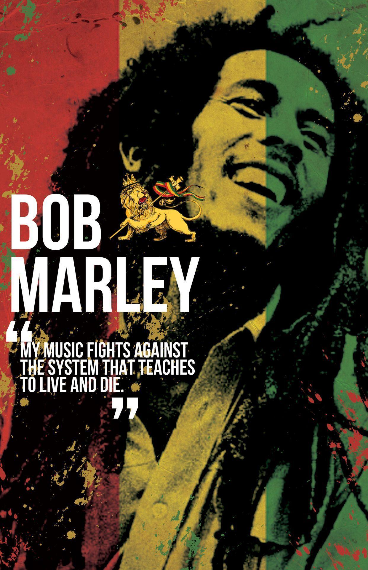 bob marley wallpaper quotes