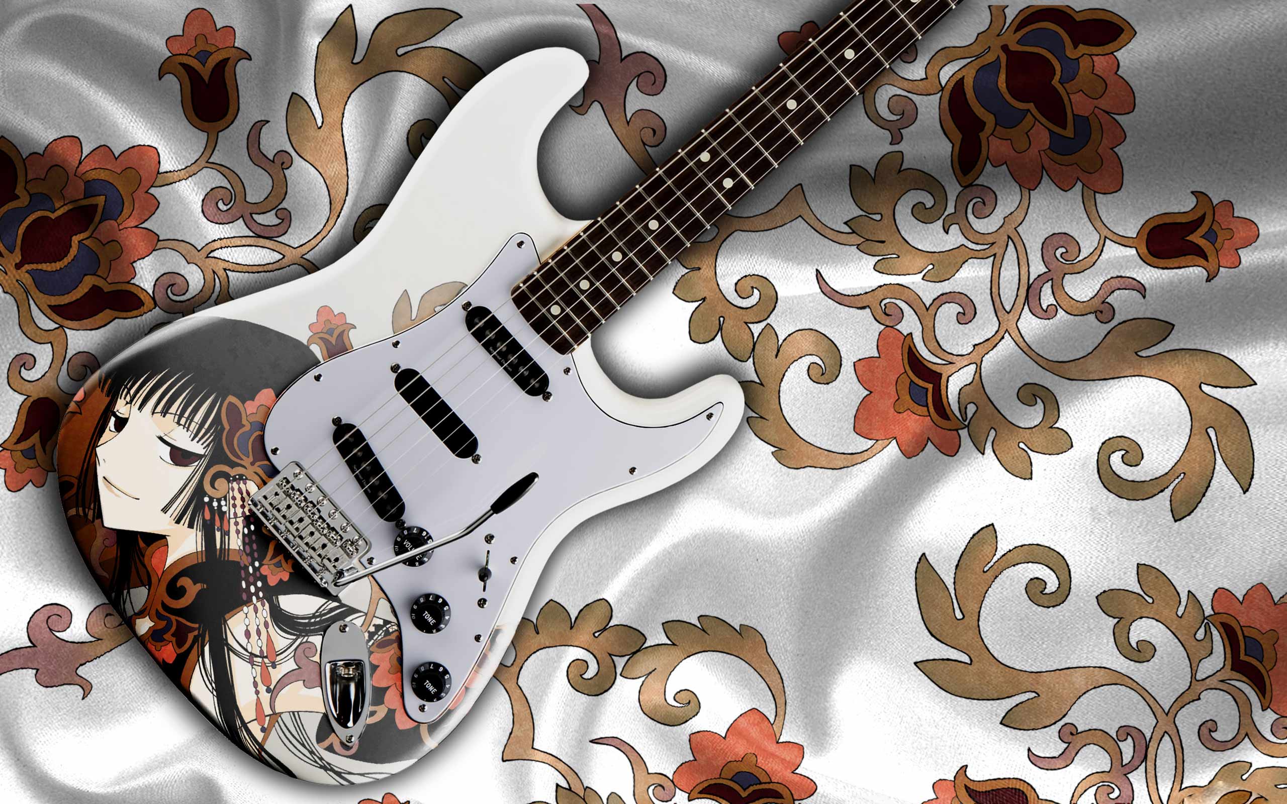 Desktop Wallpaper · Gallery · Windows 7 · Stylish Guitar. Free
