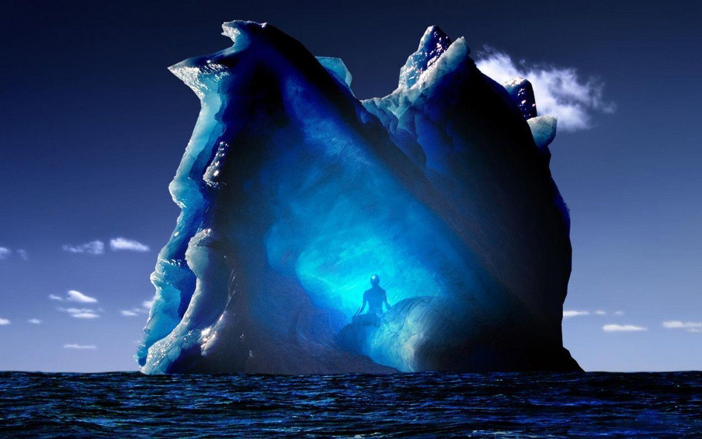 mystery of the iceberg wallpaper desktop